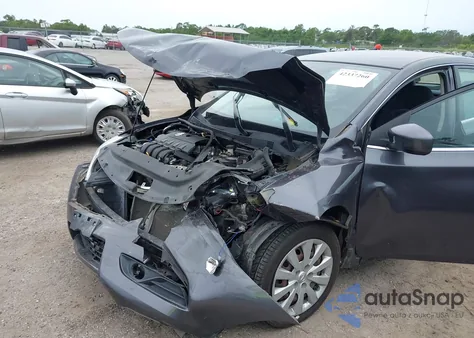 2013 Nissan Sentra Sv из США, поврежденный, VIN 3N1AB7AP4DL720934